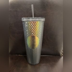 Starbucks 24oz Shimmery Copper/Black Studded Tumbler